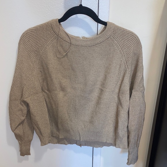 Zara Knit Crop Soft Sweater - Picture 2 of 4